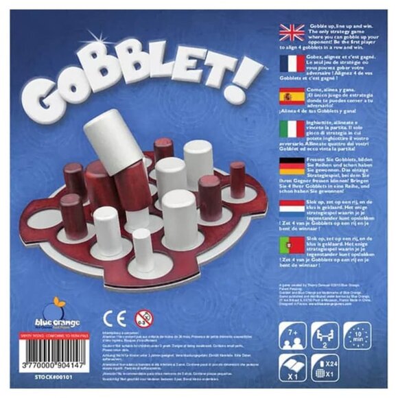New in Box-Gobblet ! Abstract GamesWooden Pieces(Multilingual) - Picture 6 of 12